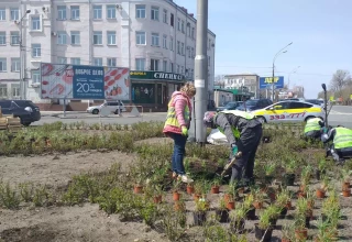 Благоустройство кольца по улице Комсомольской, Уссурийск
