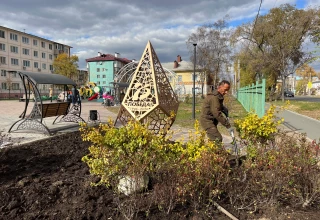 Благоустройство сквера по улице Ленинградской, Уссурийск